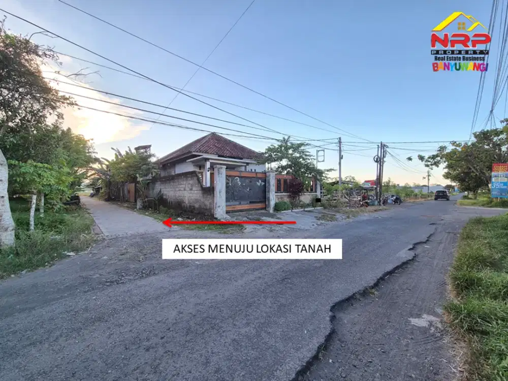 Dijual Tanah Luas di Kawasan Perumahan Sobo - Banyuwangi