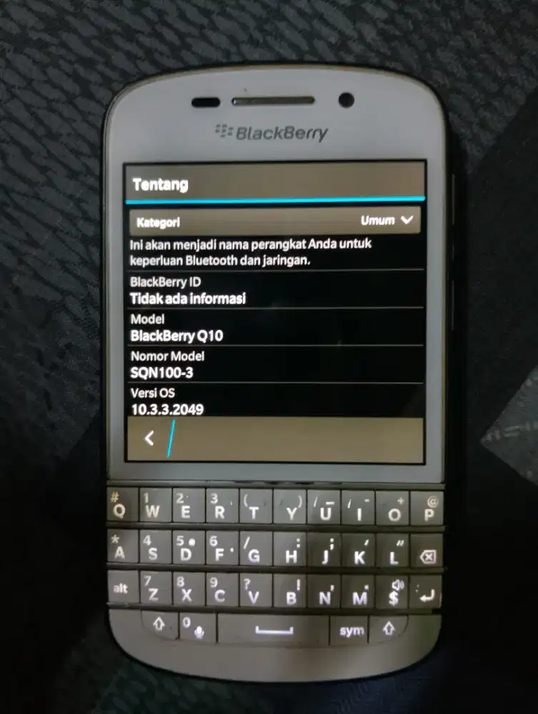 BlackBerry Q10 4G lite