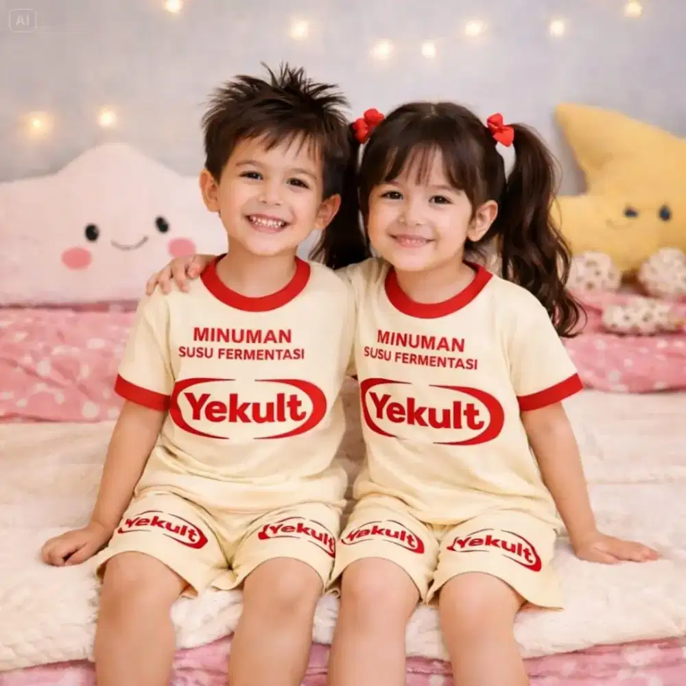 Setelan Baju Anak Limitid Edition Parodi Ultramilk Indomie Lucu Lucu