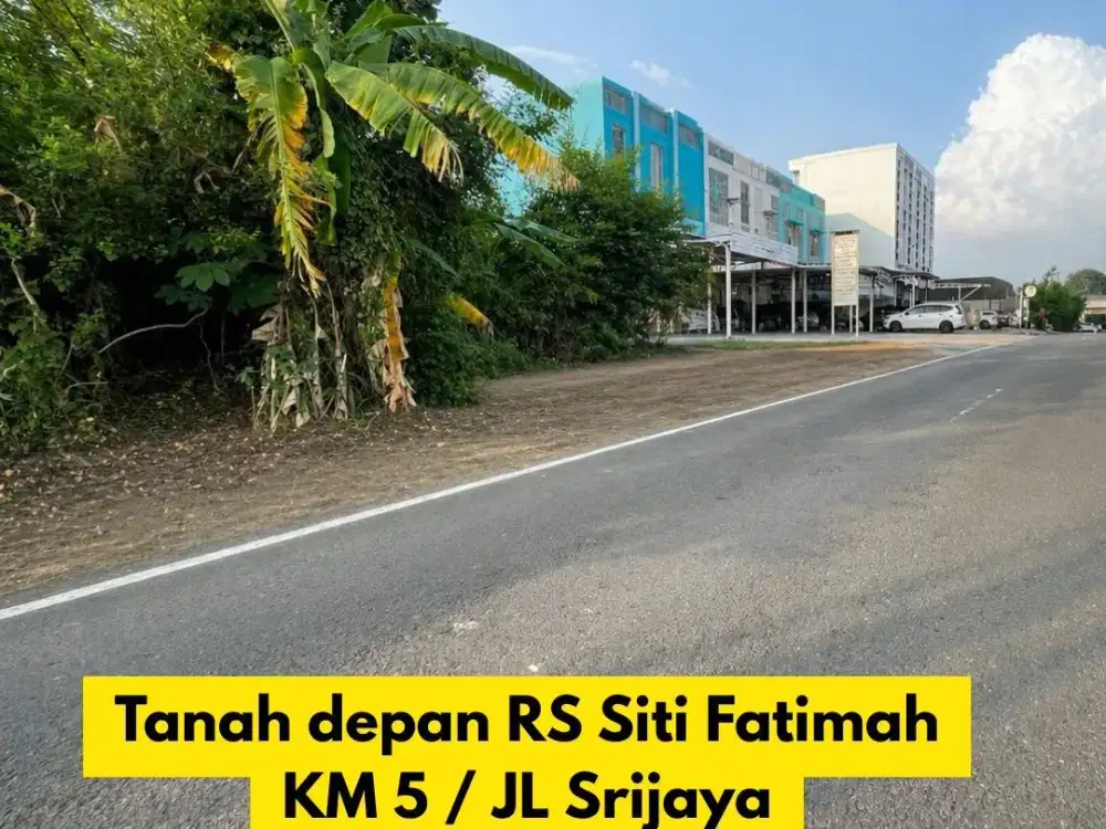 Dijual Tanah depan RS Siti Fatimah KM5 KOTA PALEMBANG