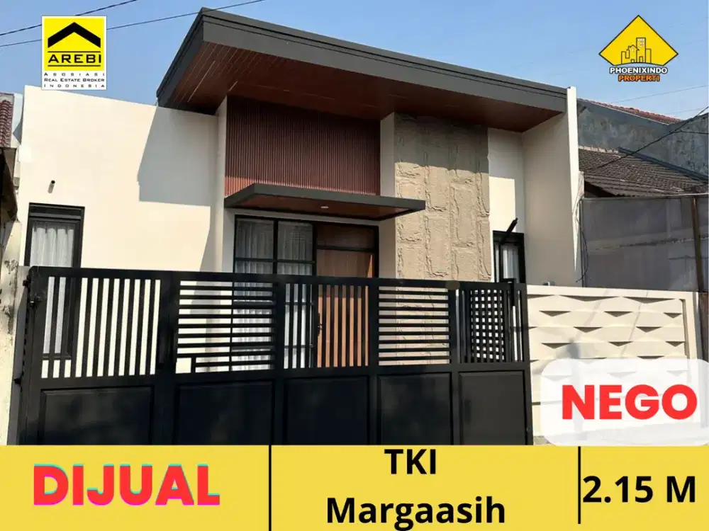 Rumah TKI LT 153 LB 140 | 3+1 KT, SHM, Hadap Timur – 2,15 M!