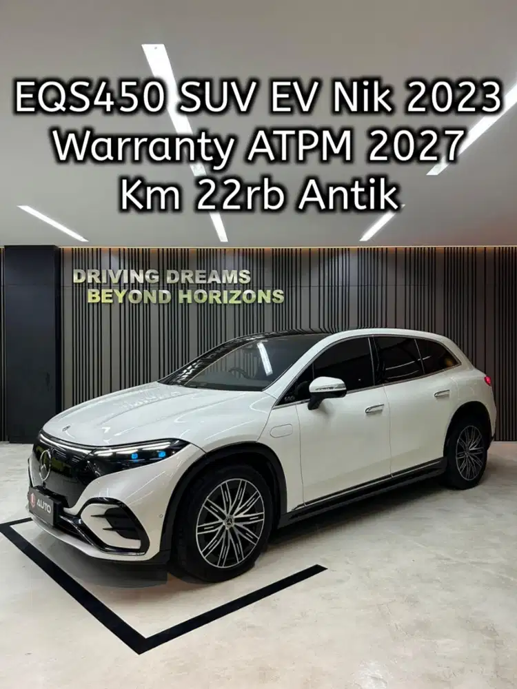 Mercedes-Benz EQS450 AMG SUV 2025 Putih B264YYY Km22rb Mercy Nik 2023