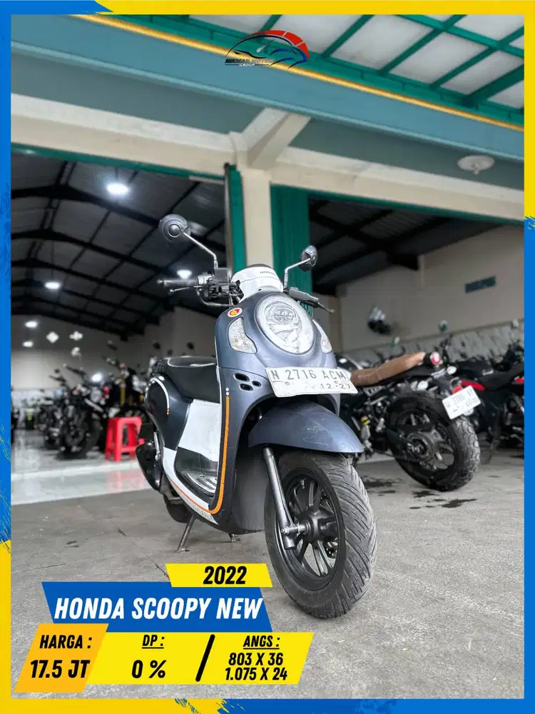 HONDA SCOOPY NEW 2022 MANTAP GASS MASZEHH HIKMAH MOTOR KEPUH