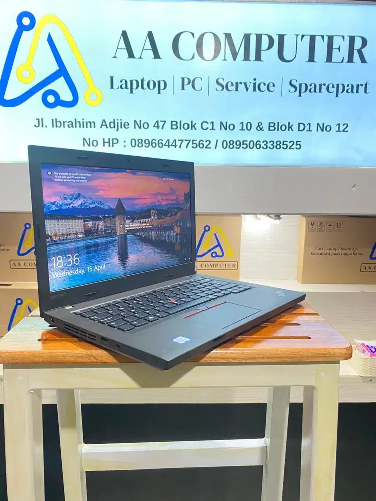 Laptop Lenovo Thinkpad L470 Intel Core i5 Gen 7 Ram 8gb SSD 128gb