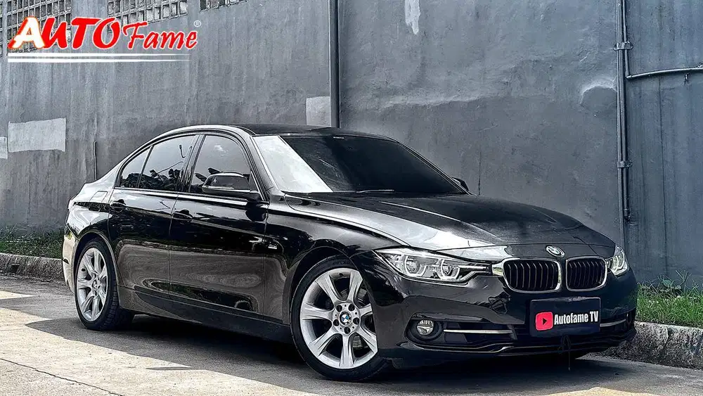 BMW F30 320i Sport Line LCi Facelift NIK 2016 Black On Black