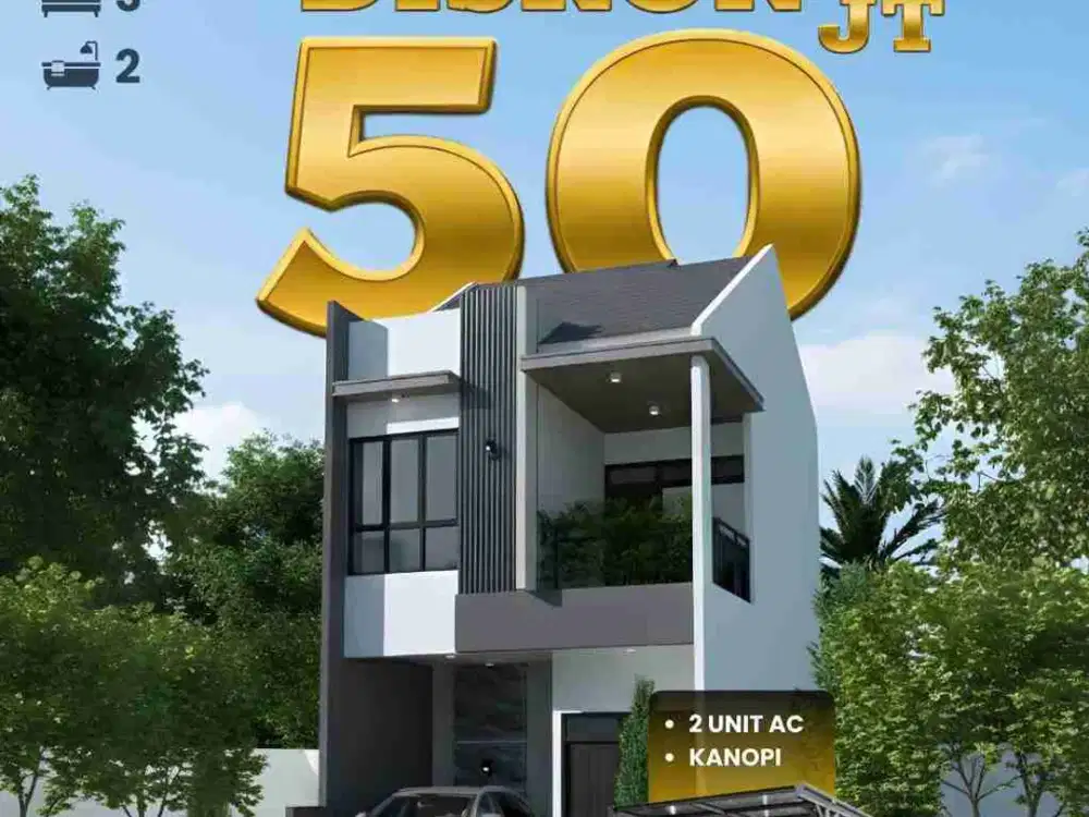 Jual Rumah Baru Cluster Di Ciracas Kelapa Dua Wetan Jakarta Timur (Akses 2 Mobil)