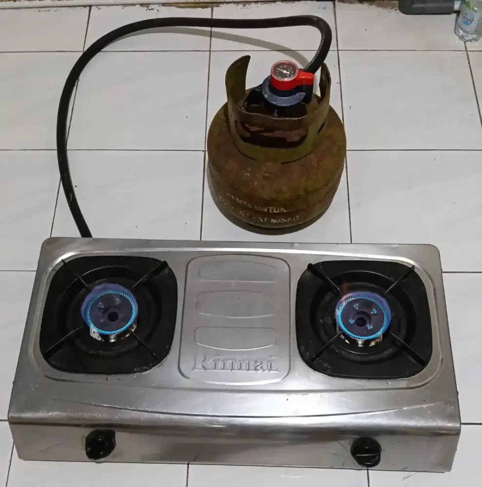 KOMPOR GAS RINNAI TYPE RI-522E KONDISI NORMAL