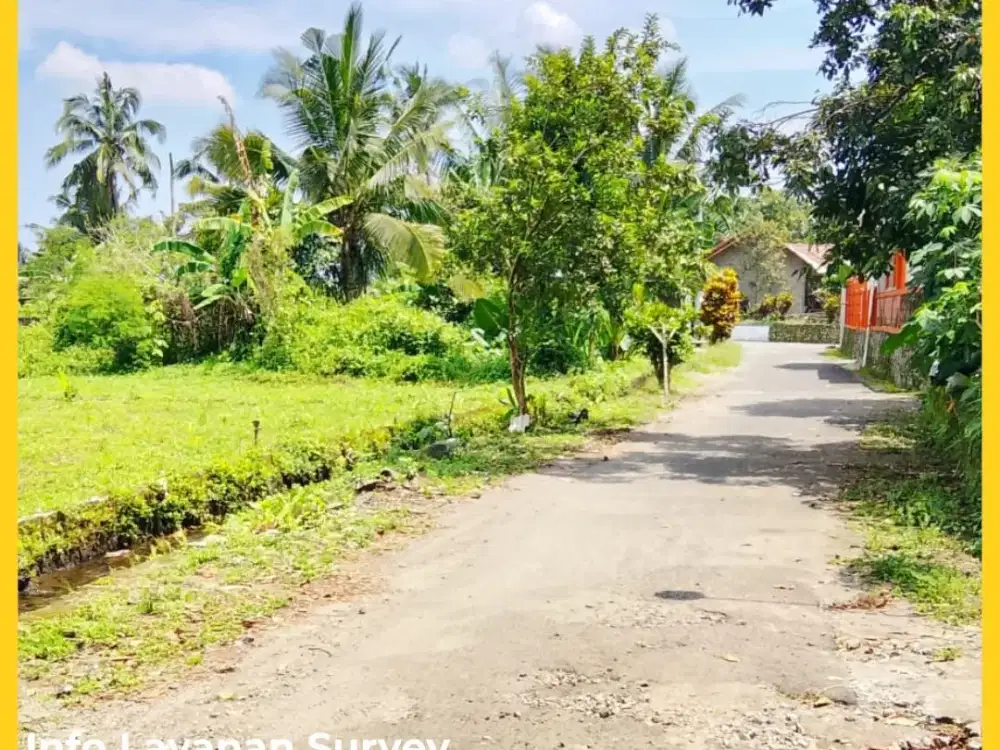 Tanah SHM Barat SPBU Balong Jalan Palagan Yogyakarta