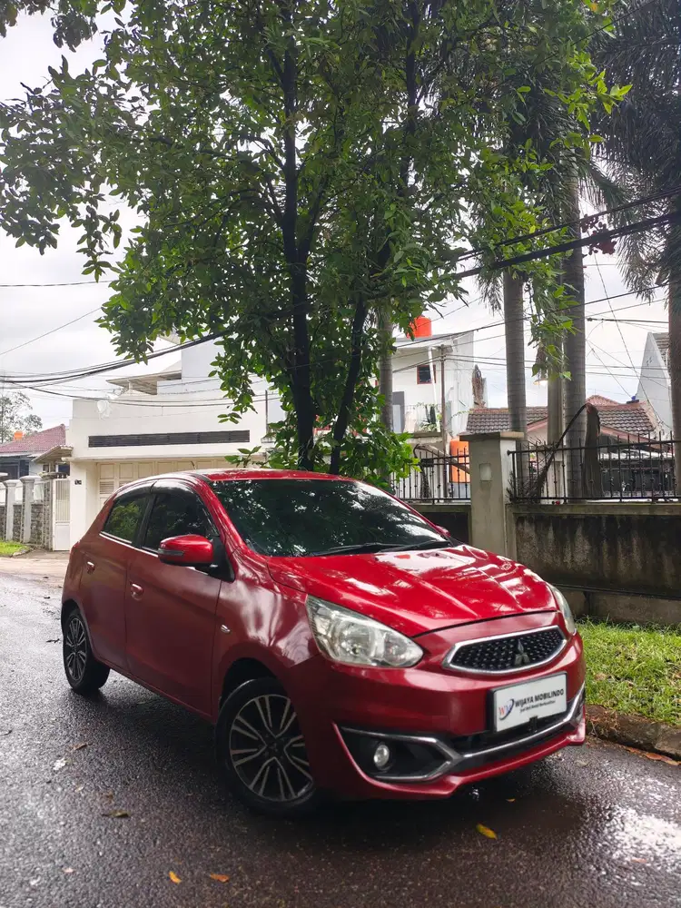 [CICILAN MURAH] MITSUBISHI MIRAGE EXCEED 1.2 AT 2016 MERAH