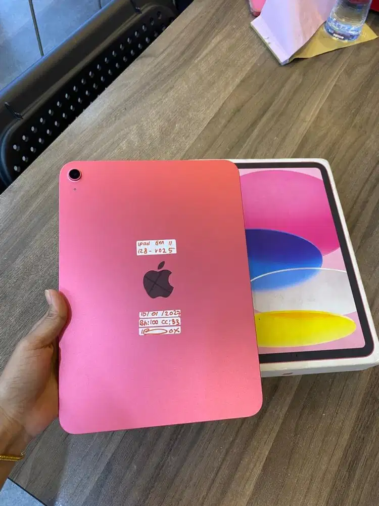 Ipad gen 11 128 pink garansi ibox