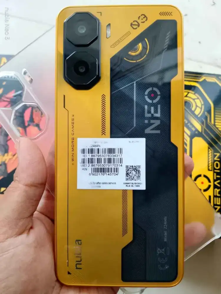 NUBIA NEO 3 5G FULLSET ORI (8+12/256GB) GAMING PHONE