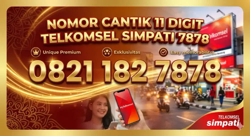 Nomor cantik 11 digit telkomsel simpati 7878