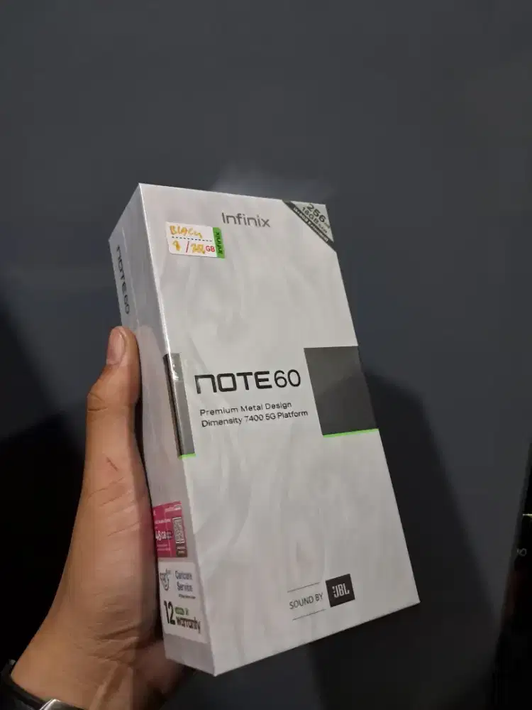 Hargga Spesial INFINIX NOTE 60 8+8/256 NEW