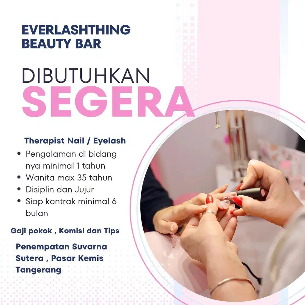 DIBUTUHKAN SEGERA