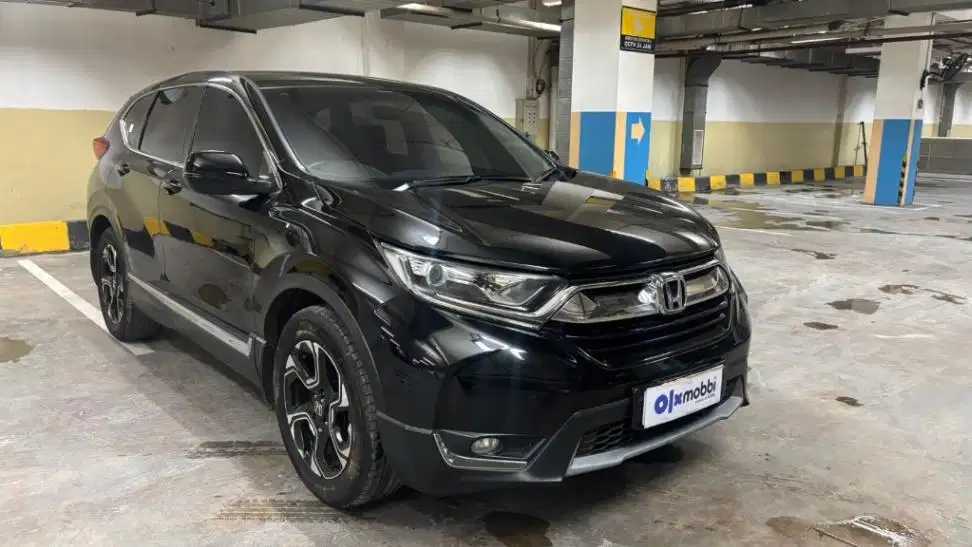 DP MURAH Honda CR-V 1.5 Turbo Bensin-AT 2018 Hitam CTJQB