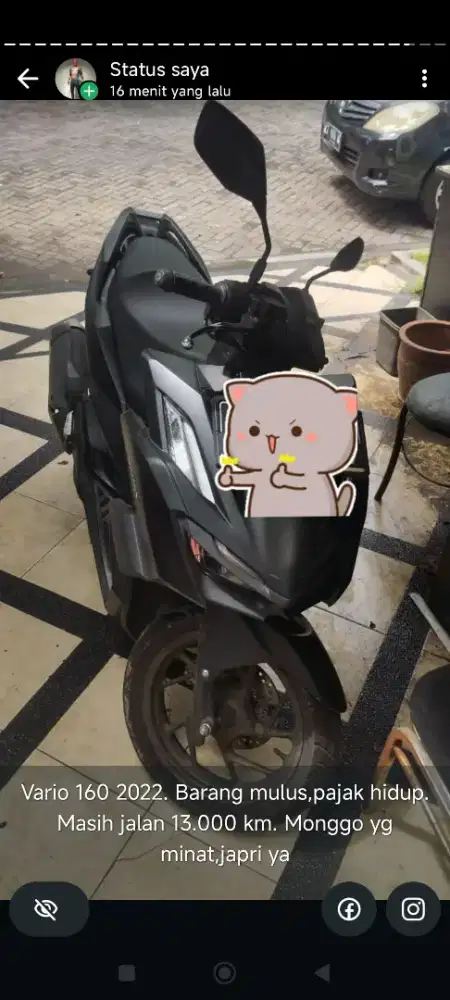 Dijual motor berkualitas bagus
