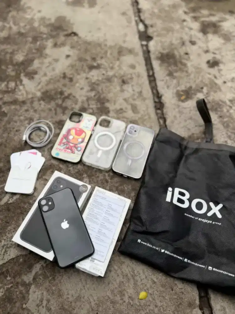 11 128gb black fullset ibox