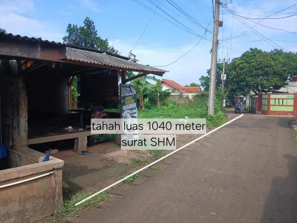 TANAH MURAH SUDAH SHM LETAK LOKASI STRATEGIS DI JAMPANG KEMANG BOGOR