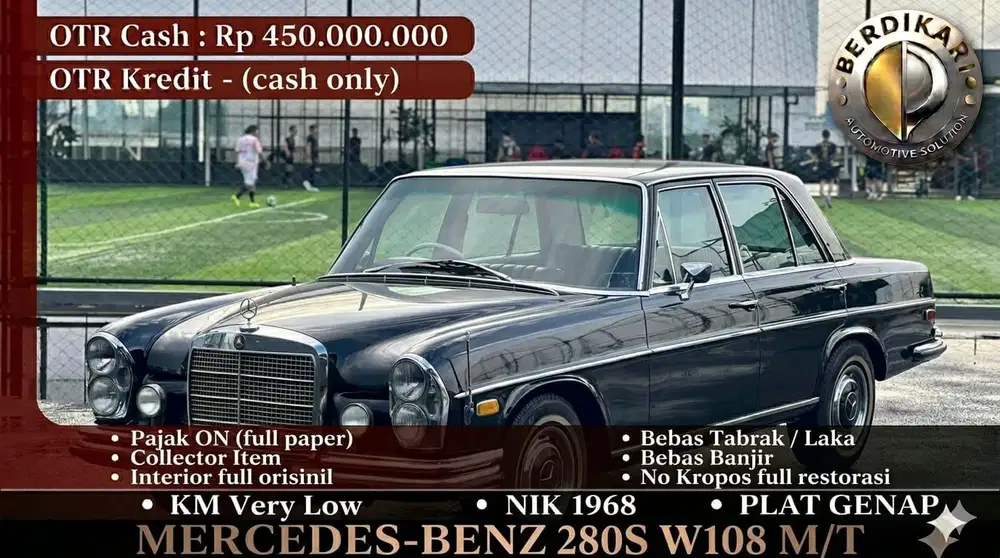 Mercedes Benz 280S kebo w108 manual full orisinil.collector item