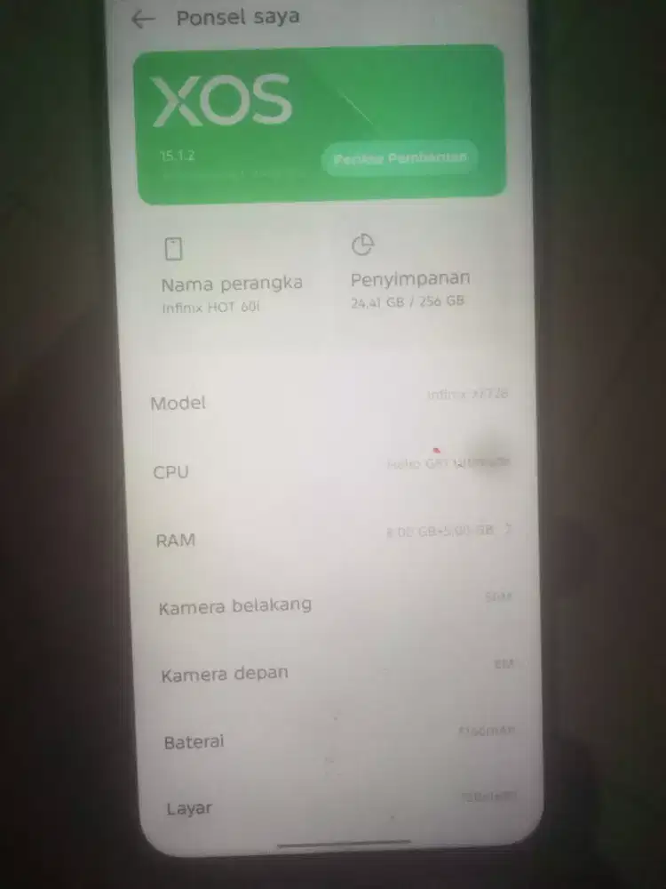 Infinix hot60i 8/256