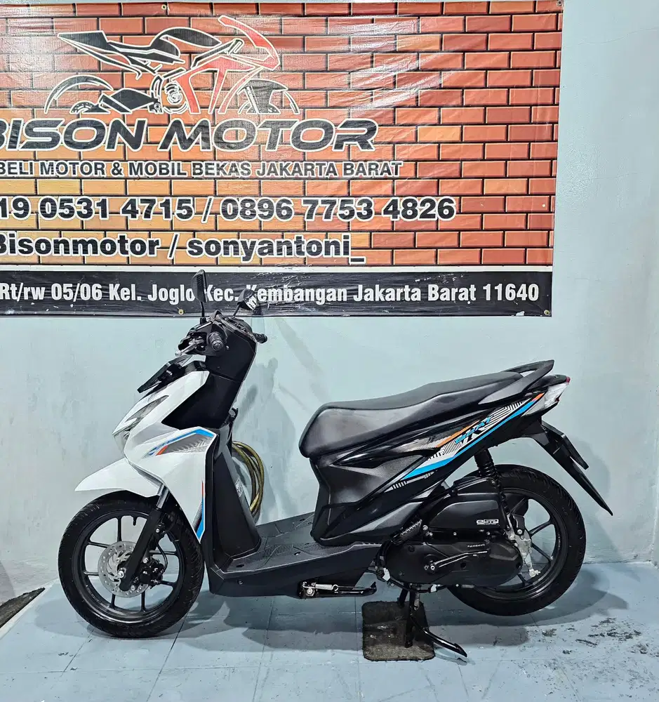 ISTIMEWA ! HONDA NEW BEAT FI CBS ESP LED 110 TAHUN 2025 PUTIH HITAM