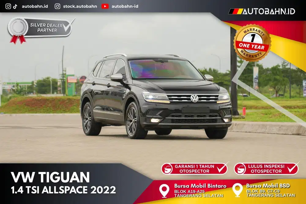 Free Service! VW Tiguan Allspace 1.4 TSI 2022 Black I Love Family