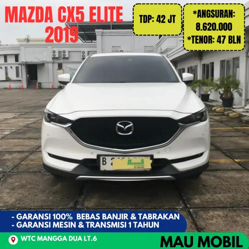 TDP 42JT, Mazda CX5 Elite 2018/2019/2020 Putih, KM 55rb