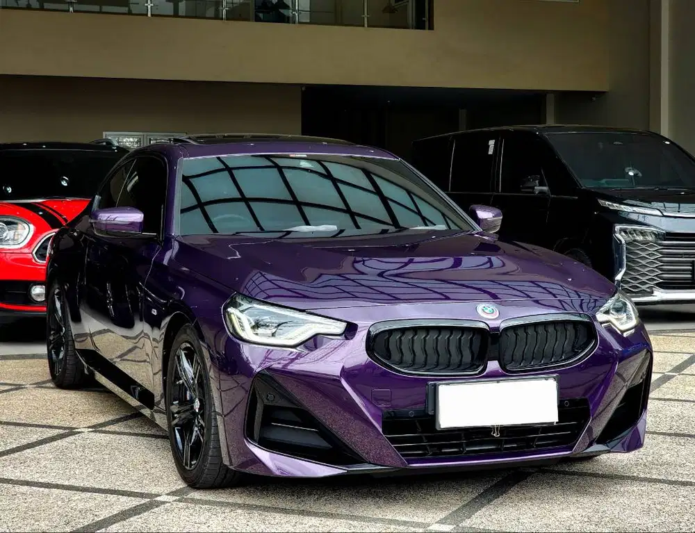 BMW 220i COUPE M PERFORMANCE SUNROOF PK 2024 PURPLE THUNDERNIGHT
