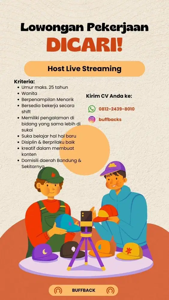 Loker Host Live Streaming