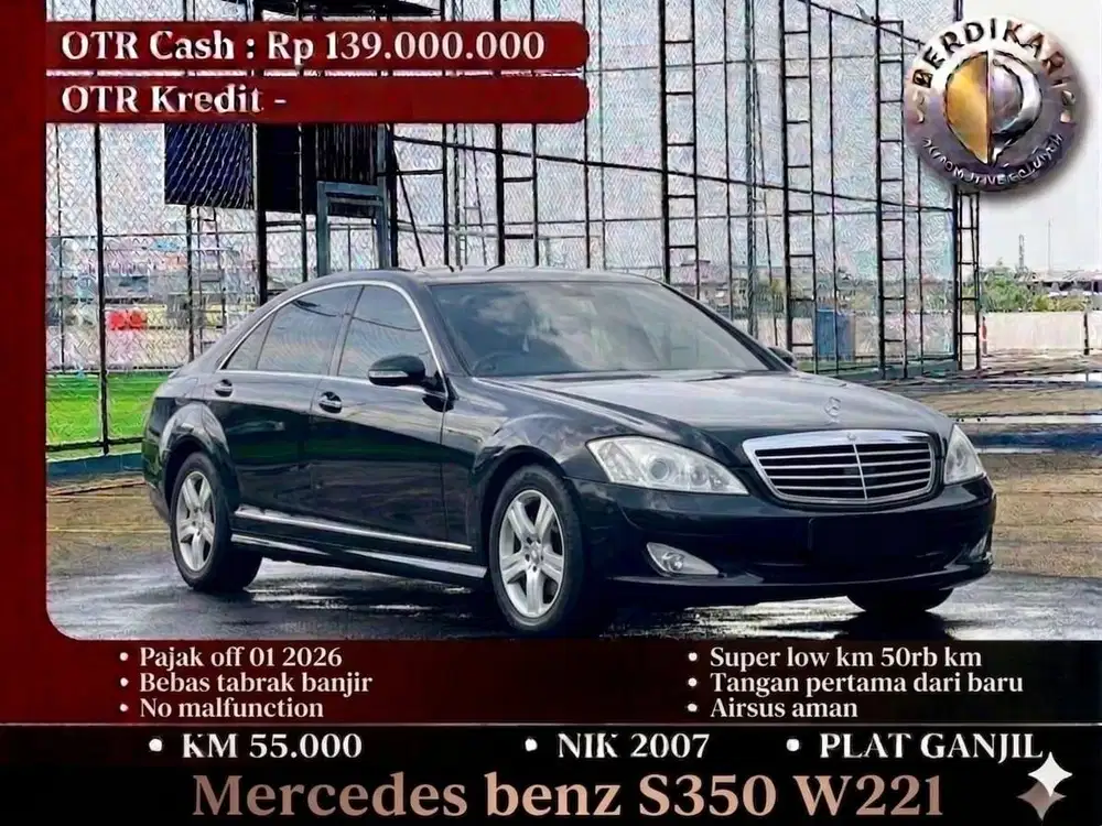 Mercedes benz s350 super low km w221 2007
