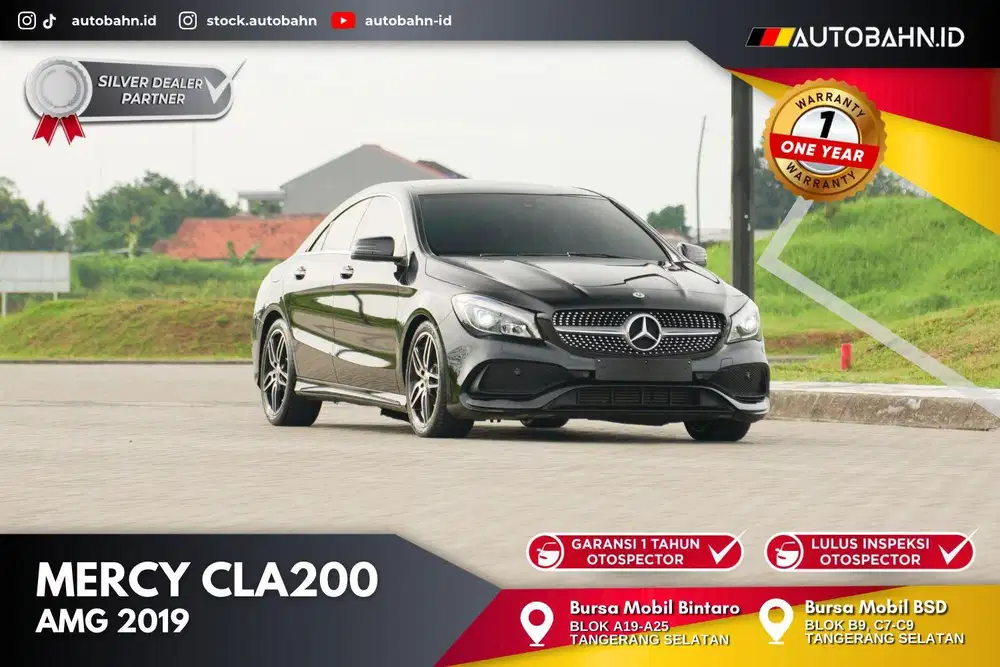 Garang Berkelas! Mercedes Benz CLA200 AMG 2018 Panoramic c200 320i x1
