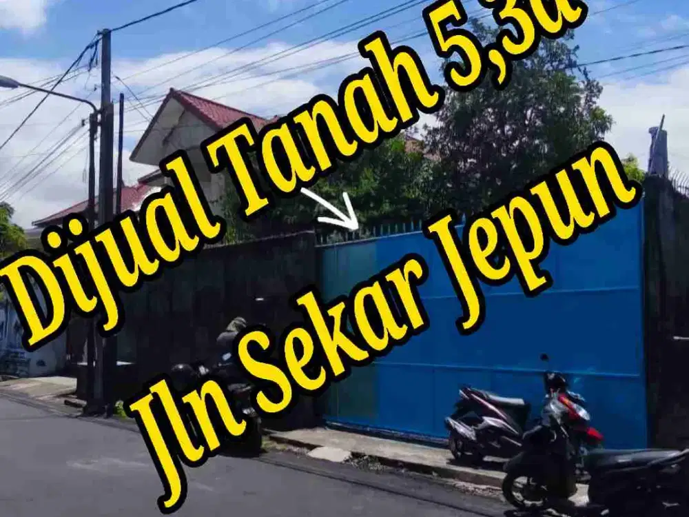 Dijual Tanah 5a di Jln Sekar Jepun Gatsu Timur Denpasar Bali