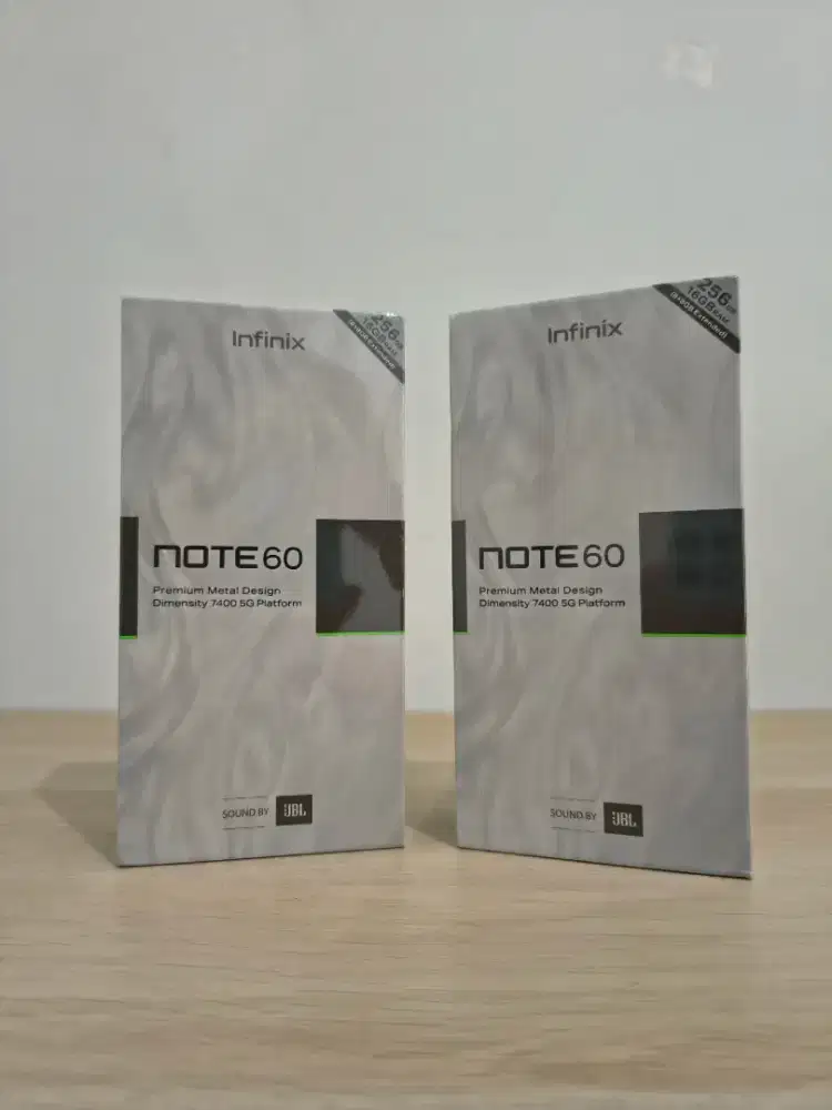 Infinix Note 60 5G 8/256GB BNIB Segel Box GT 30 Pro Garansi 12 Bulan