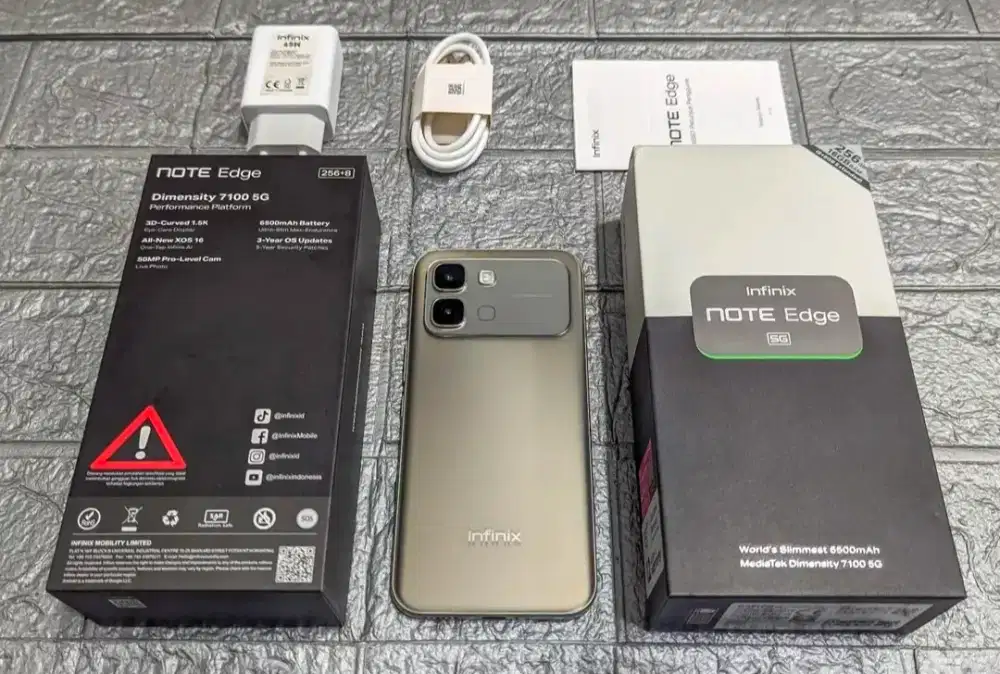 infinix Note edge 8/256 new promo segel