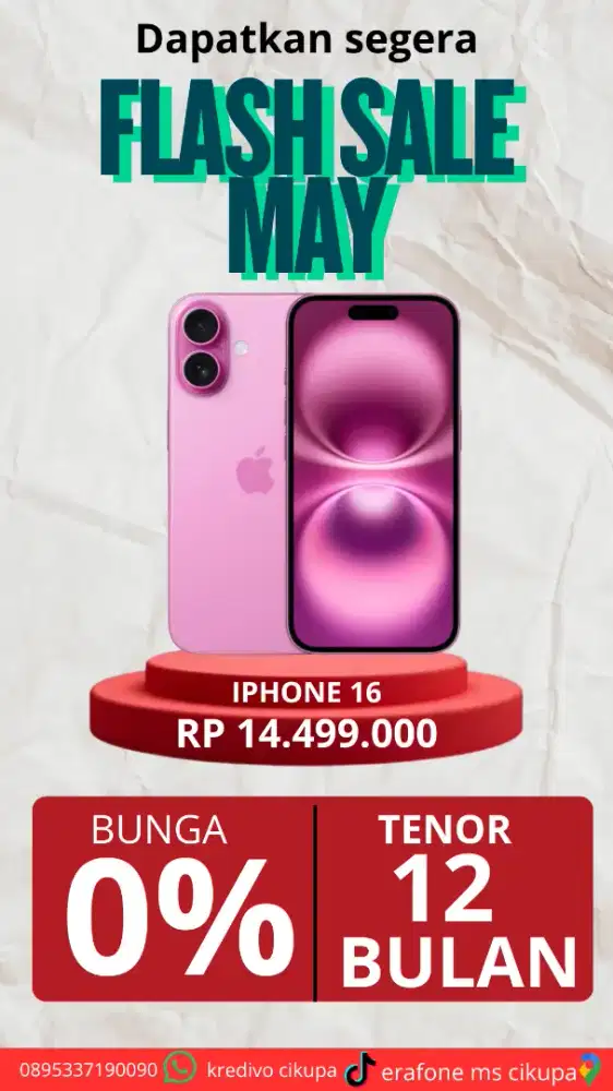 Iphone 16 128 kredit murah