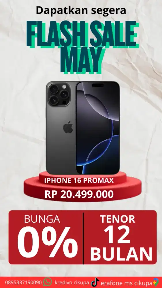 Iphone 16 promax kredit murah