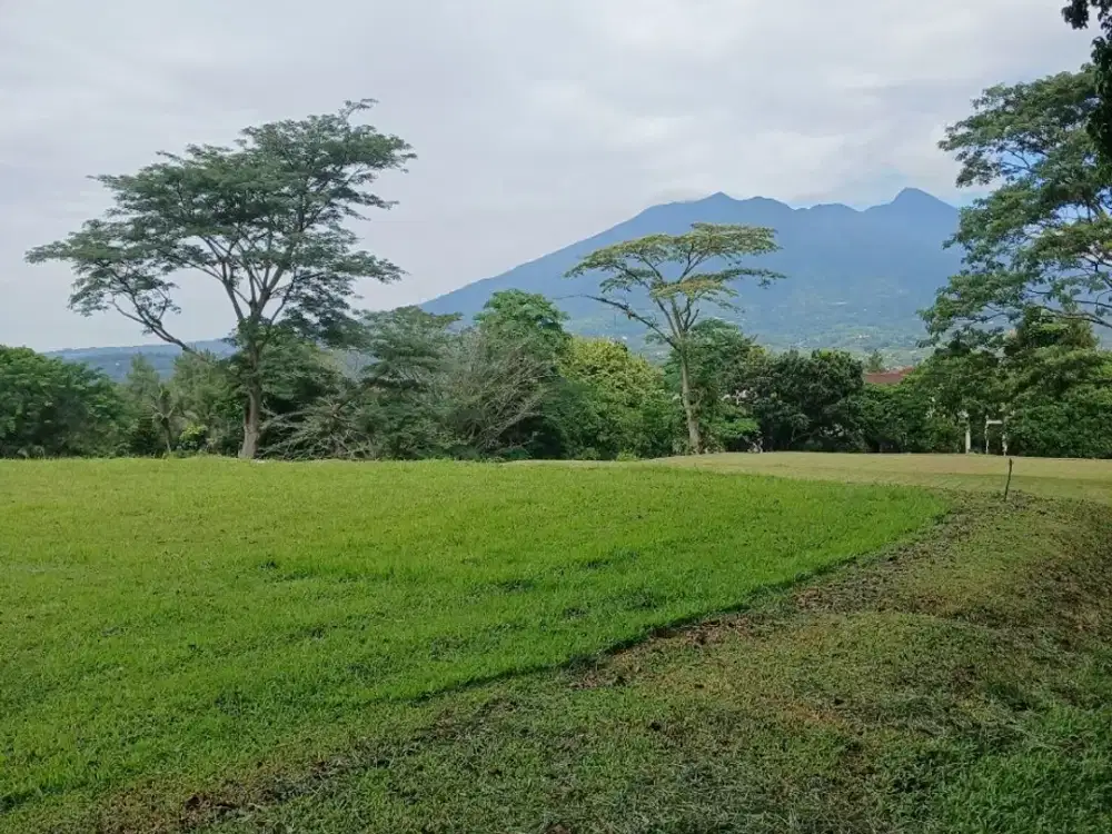Kavling Eksklusif dan Premium Hook View Gunung & Golf di Rancamaya Bogor
