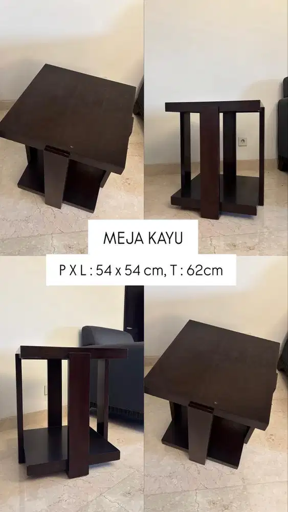 Meja Kayu/ Side Coffe Table