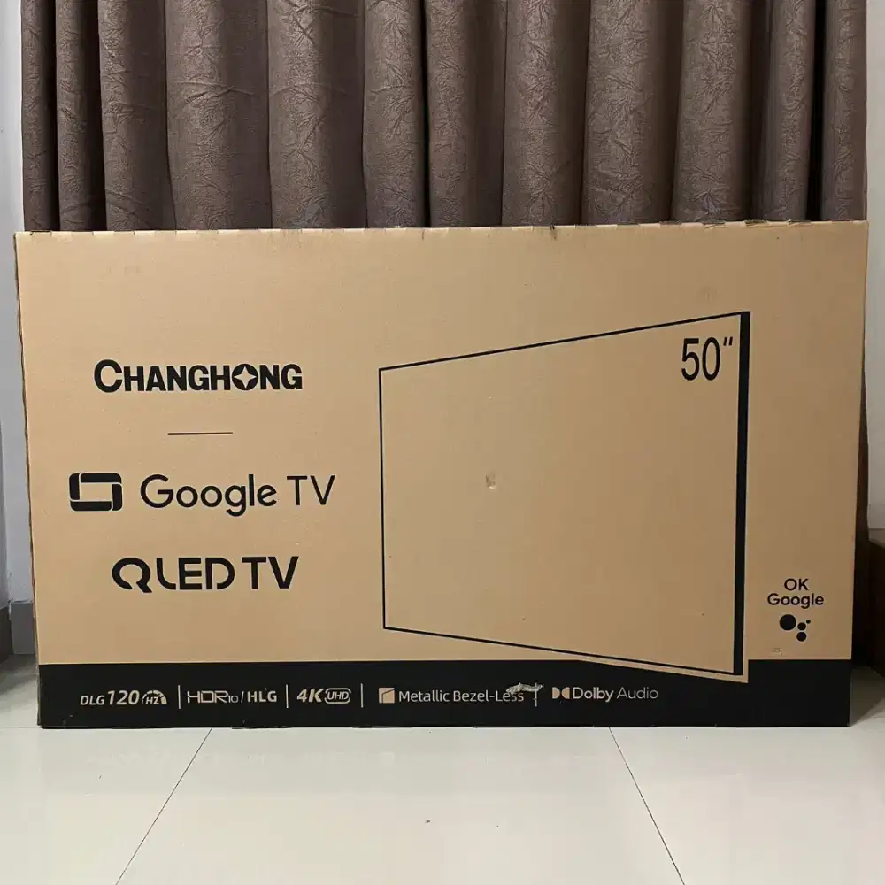 Changhong QLED TV 4K 50 inch Google Smart QLED PRO Digital TV(U50QM91)