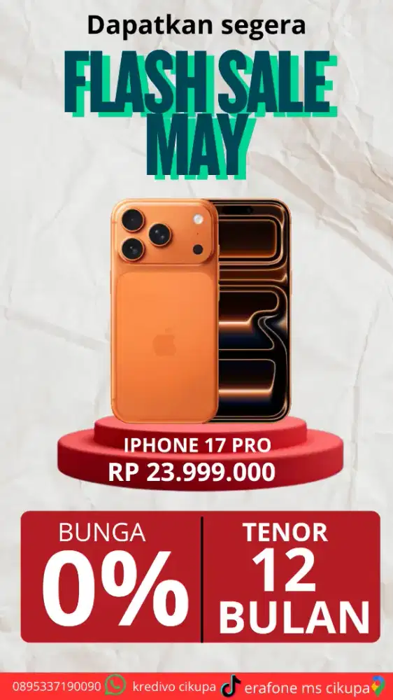 Iphone 17 pro 256 kredit murah