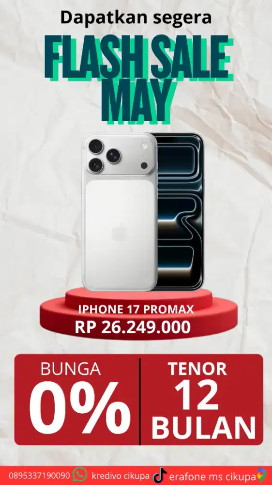Iphone 17 promax 256 kredit murah
