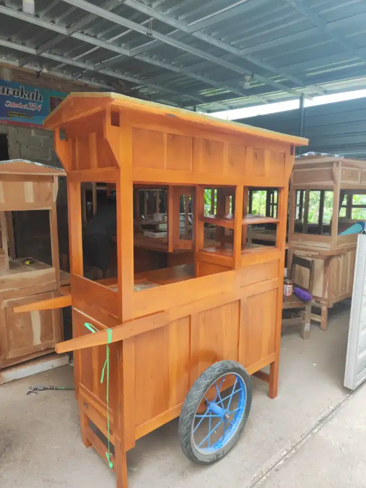 Jual Gerobak Angkringan, Bakso, Mie Ayam, Bubur, Sate, Soto, Pecel dll