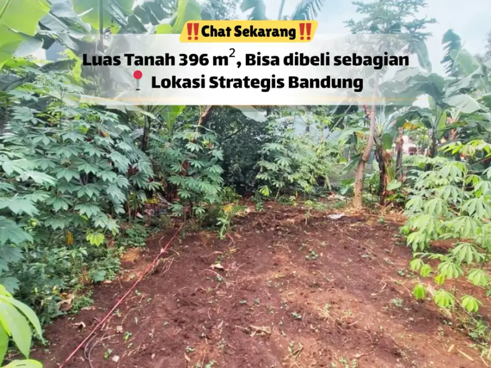 Tanah SHM 396 m² Bandung – Akses Strategis