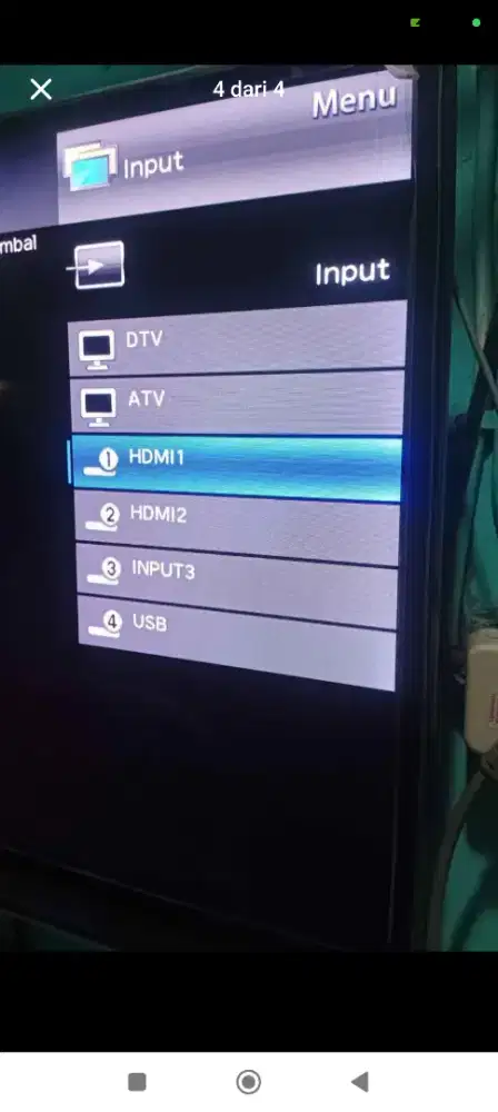 Tv LED merk Sharp (Digital) 32*
Normal tanpa kendala
Tv + remote Ori
