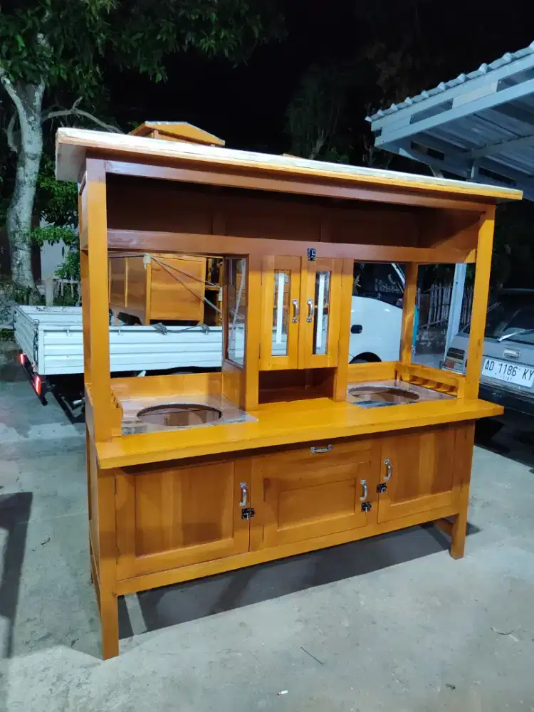 Jual Gerobak Angkringan, Bakso, Mie Ayam, Bubur, Sate, Soto, Pecel dll