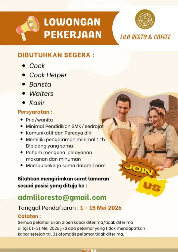 Loker Lilo Resto & Coffee
