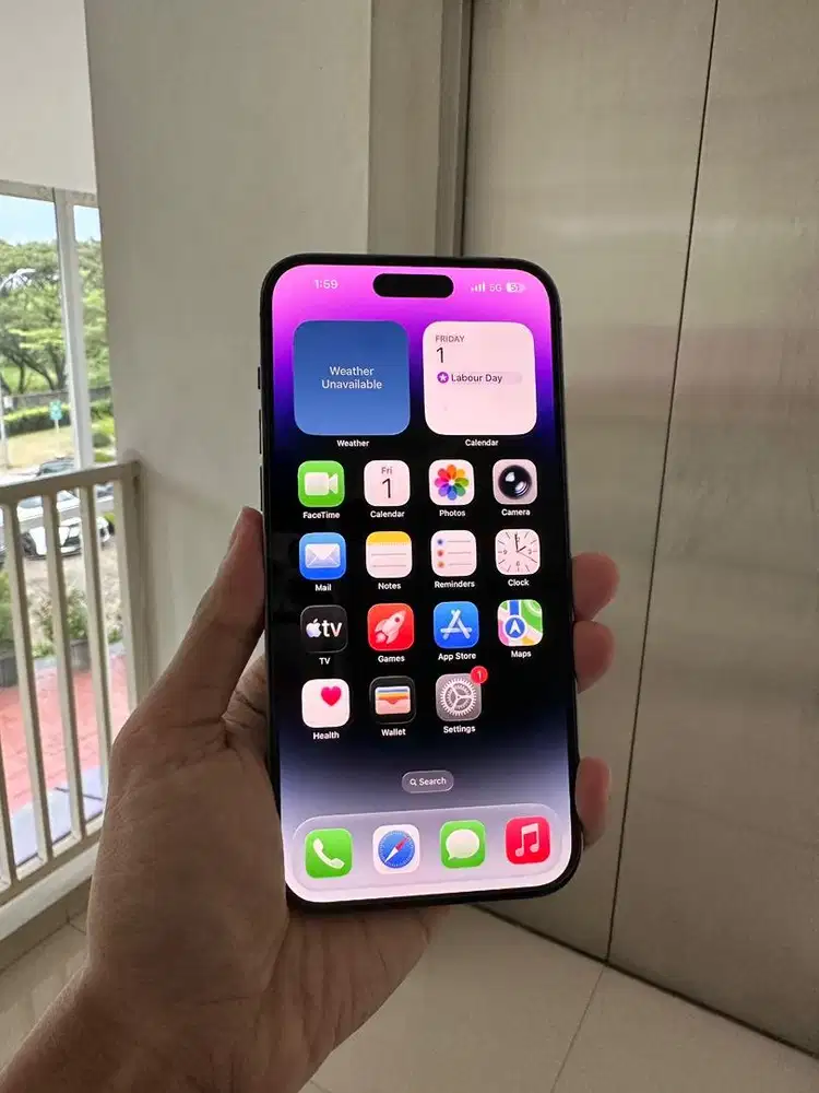 IPhone 14 Pro max 128 Gb Deep purple Resmi bea cukai