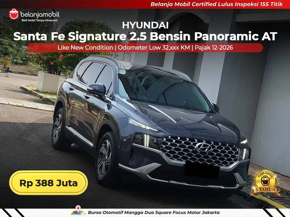 [ LOW KM ] Hyundai Santafe Santa Fe Signature 2.5 Bensin 2022/2023