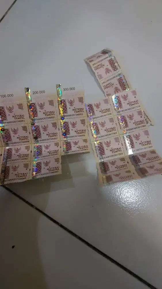 Materai 10000 asli murah