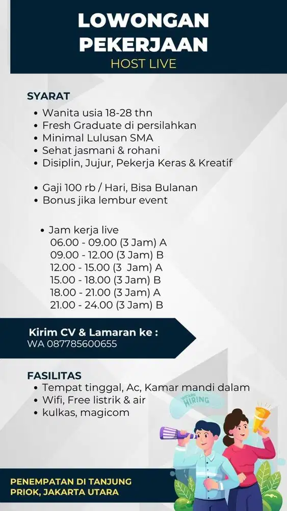 HOST LIVE JAKARTA UTARA